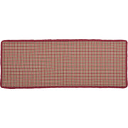 Jonathan Plaid Ruffled Runner 13x36