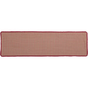 Jonathan Plaid Ruffled Runner 13x48