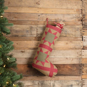 Dolly Star Tan Patch Stocking 12x20