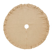 Greetings Jute Burlap Tan Tree Skirt 48