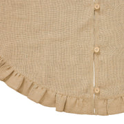 Greetings Jute Burlap Tan Tree Skirt 48