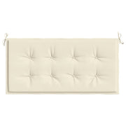 vidaXL Garden Bench Cushion Cream 39.4"x19.7"x1.2" Oxford Fabric