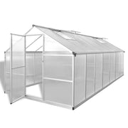 vidaXL Greenhouse Reinforced Aluminum 113.3 ft