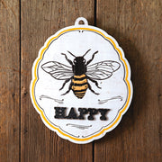 Bee Happy Wall Plaque