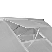 vidaXL Greenhouse Aluminum 189.4"x98.4"x76.8" 827.8 ft