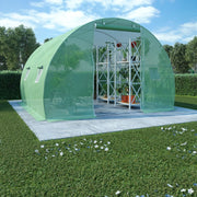 vidaXL Greenhouse 96.9 ft 118.1"x118.1"x78.7"