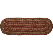 Cider Mill Jute Stair Tread Oval Latex 8.5x27