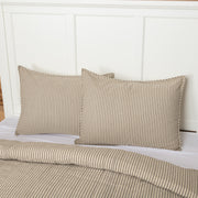 Sawyer Mill Charcoal Ticking Stripe Standard Sham 21x27