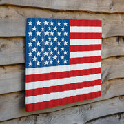 Corrugated US Flag