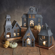 Spooky Manor Halloween Luminary