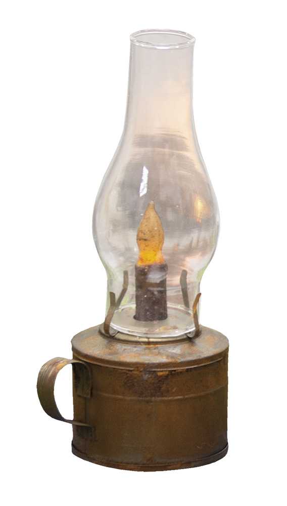 Barn Timer Lantern in Rust (4 Count)