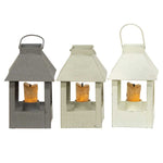 Mini Colonial Lanterns - Farmhouse Colors  (3 Count Assortment)
