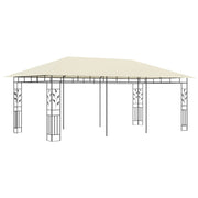 vidaXL Gazebo with Mosquito Net 19.7'x9.8'x9' Cream