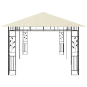 vidaXL Gazebo with Mosquito Net 19.7'x9.8'x9' Cream