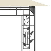 vidaXL Gazebo with Mosquito Net 19.7'x9.8'x9' Cream