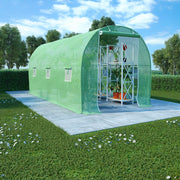 vidaXL Greenhouse 96.9 ft 14.8'x6.6'x6.6'