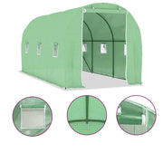 vidaXL Greenhouse 96.9 ft 14.8'x6.6'x6.6'