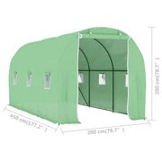 vidaXL Greenhouse 96.9 ft 14.8'x6.6'x6.6'