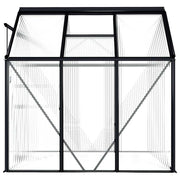 vidaXL Greenhouse Anthracite Aluminum 38.9 ft