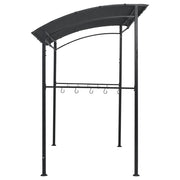 vidaXL BBQ Gazebo 84.6"x59.1"x86.6" Anthracite Steel