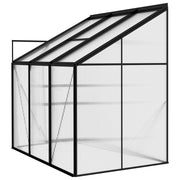 vidaXL Greenhouse Anthracite Aluminum 134.2 ft