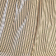 Prairie Winds Green Ticking Stripe King Bed Skirt 78x80x16