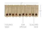 Abilene Star Valance 16x60