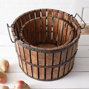 Set of Two Cider Press Baskets