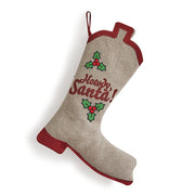 Cowboy Boot Christmas Stocking