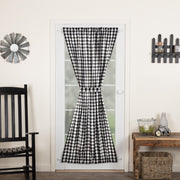 Annie Buffalo Black Check Door Panel 72x40