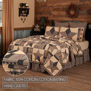 Bingham Star California King Quilt 130Wx115L