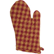 Burgundy Star Oven Mitt