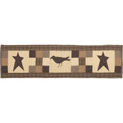 Kettle Grove Runner Crow and Star 13x48