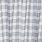 Sawyer Mill Blue Plaid Prairie Swag Set of 2 36x36x18