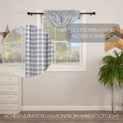 Sawyer Mill Blue Plaid Balloon Valance 15x60