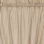 Sawyer Mill Charcoal Ticking Stripe Door Panel 72x40