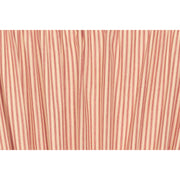 Sawyer Mill Red Ticking Stripe Panel Set of 2 84x40