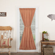 Sawyer Mill Red Plaid Door Panel 72x40