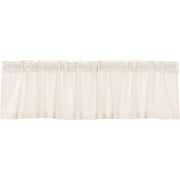 Burlap Antique White Valance 16x72