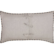 Dakota Star Farmhouse Blue King Sham 21x37