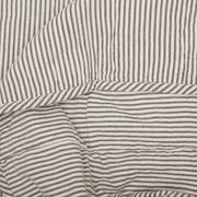 Hatteras Seersucker Blue Ticking Stripe Queen Quilt Coverlet 90Wx90L