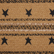 Kettle Grove Jute Runner Stencil Stars Border 8x24