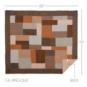 Rory California King Quilt 130Wx115L