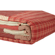 Rory Schoolhouse Red Luxury King Quilt 120Wx105L