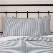 Sawyer Mill Blue Ticking Stripe King Sham 21x37