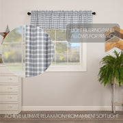 Sawyer Mill Blue Plaid Valance 16x72