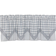 Sawyer Mill Blue Valance Layered 20x60