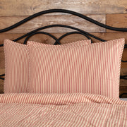 Sawyer Mill Red Ticking Stripe Standard Sham 21x27