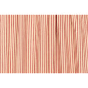 Sawyer Mill Red Ticking Stripe Valance 16x60