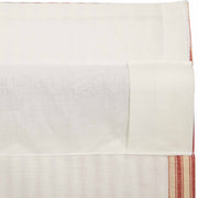 Sawyer Mill Red Ticking Stripe Valance 16x72